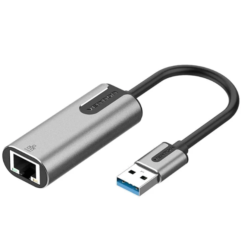 Vention USB-C TO GIGABYTE ETHERNET Adapter 0.15M Gray Aluminum Alloy VEN CFNHB