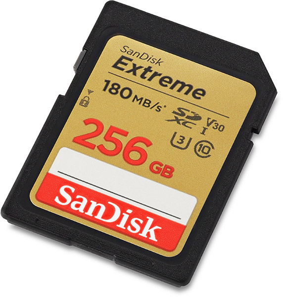 SanDisk Extreme SDHC And SDXC - 256GB-SDSDXVV-256G-GNCIN