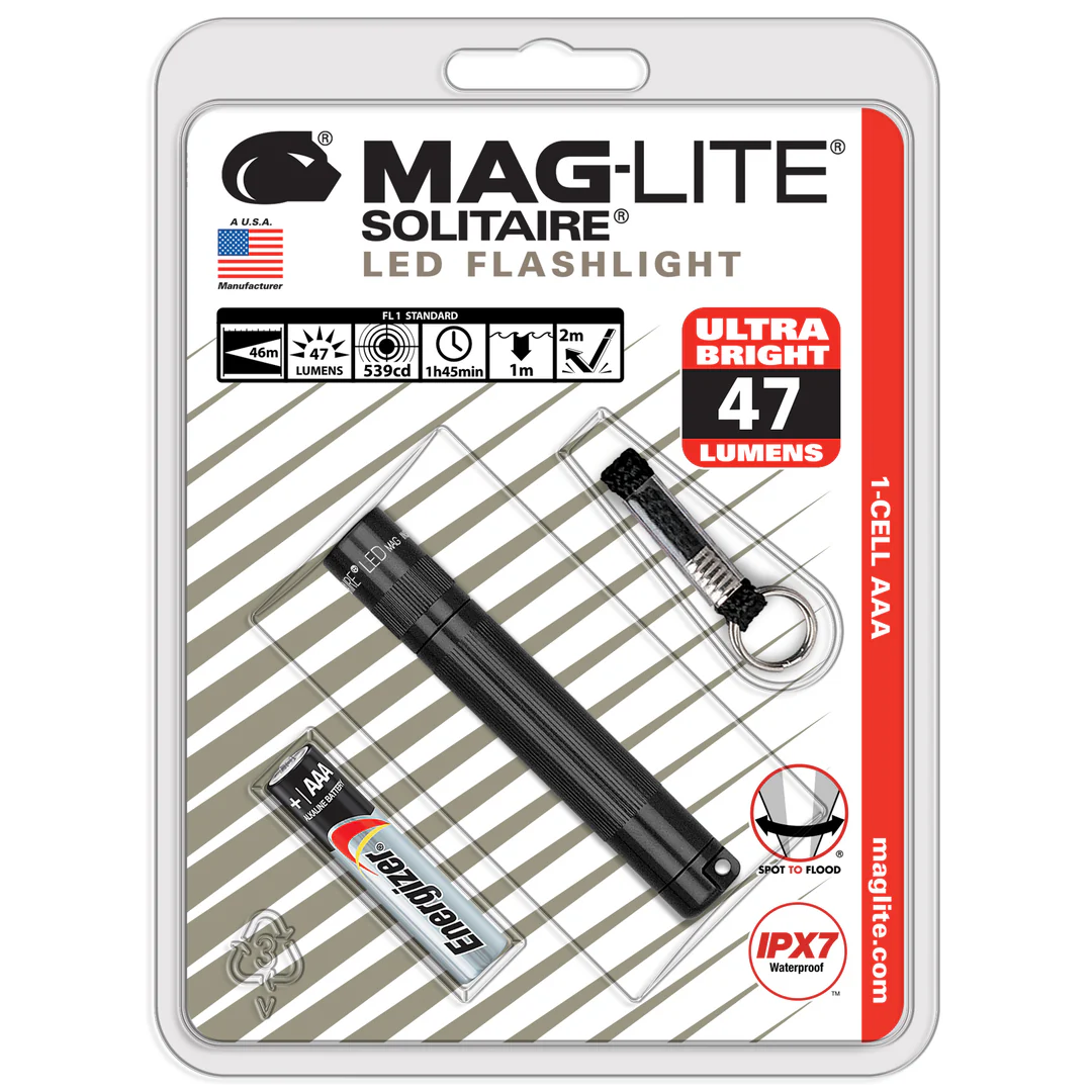 MAGLITE SOLITAIRE FLASHLIGHT