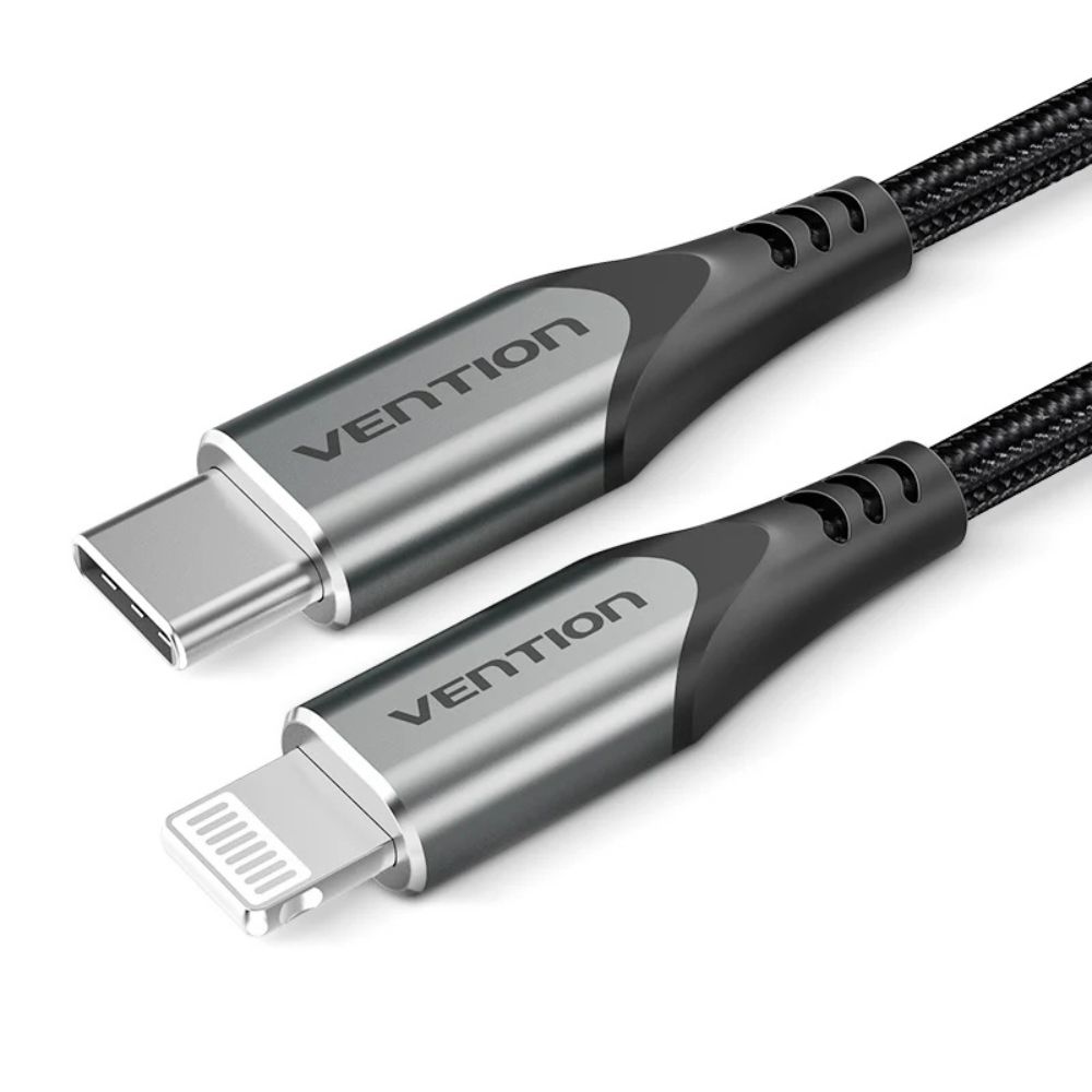 Vention USB 2.0 A Male to C Male  Cable 1M Black PVC Type VEN COKBF