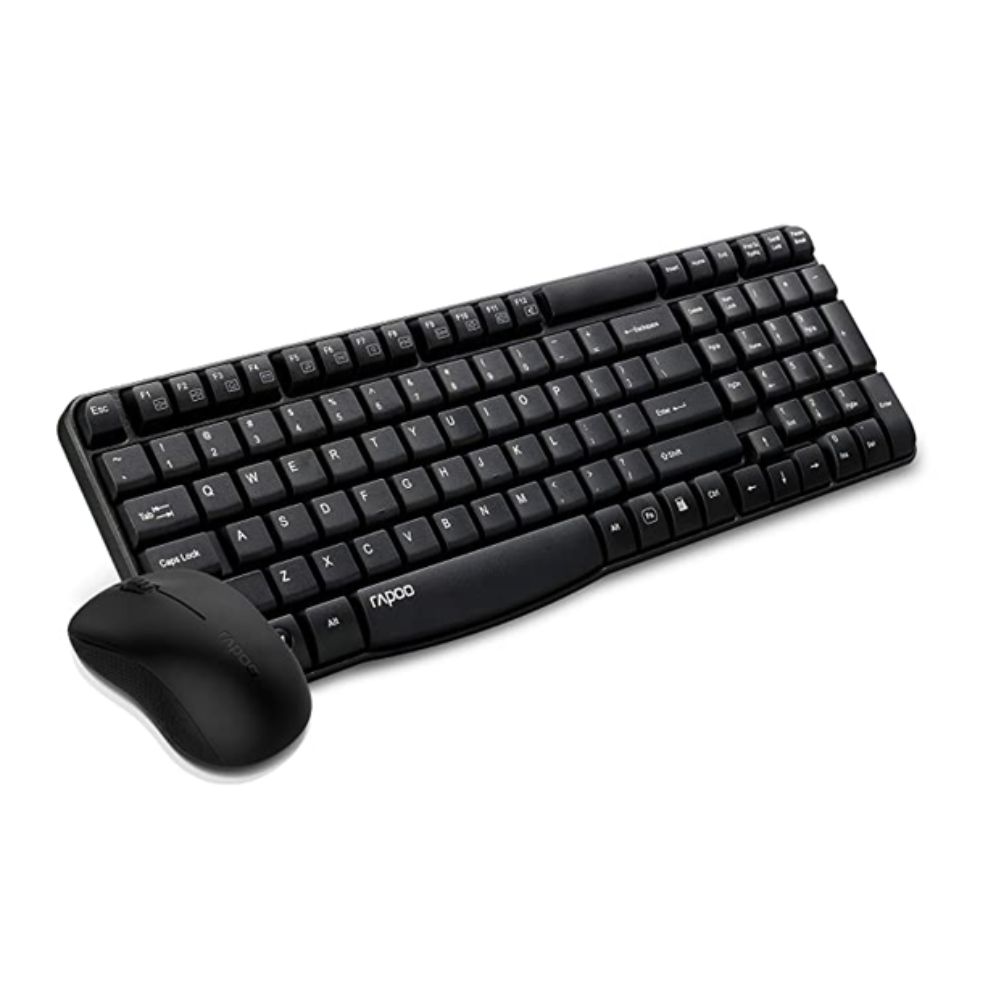 Rapoo Wireless Keyboard & Mouse X1810 - Black