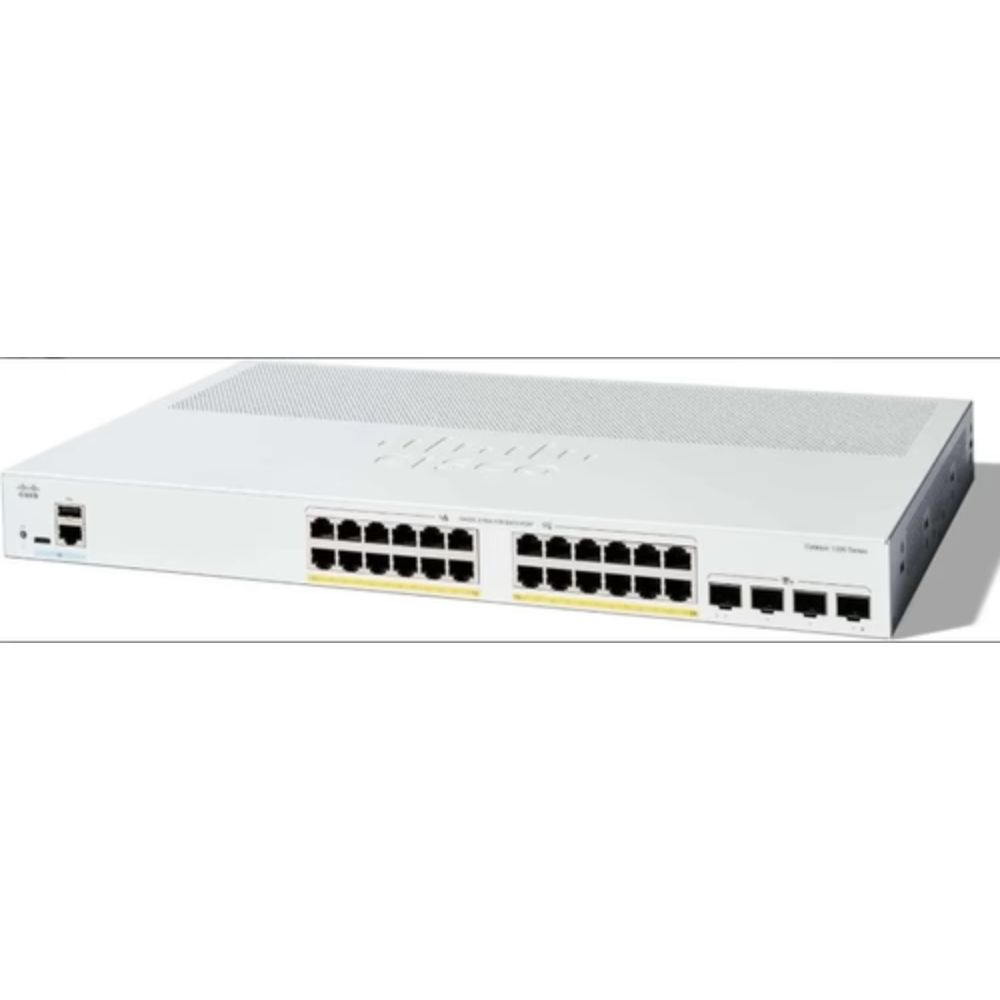 Cisco Catalyst 1300-24P-4X (C1300-24P-4X) Managed PoE+ Switch