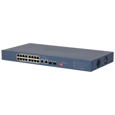 Dahua CS4218-16ET-135 18-Port Cloud Managed Desktop Switch with 16-Port PoE and 2 SFP Ports