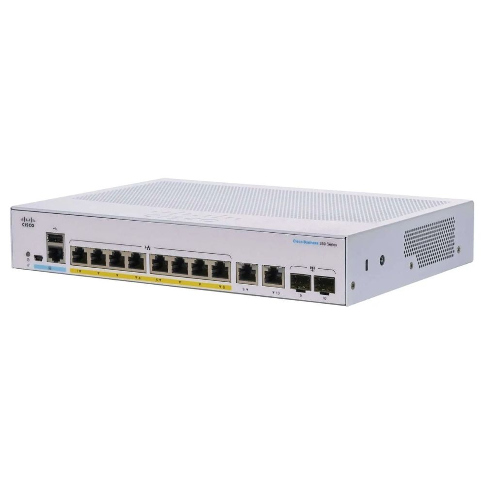 Cisco Business CBS350-8P-E-2G-UK 8-Port PoE Managed Gigabit Switch
