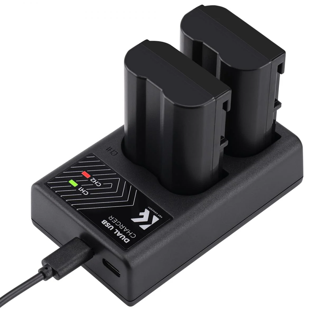 K&F EN-EL15 DUAL BATTERY & CHARGER-KF28.0012