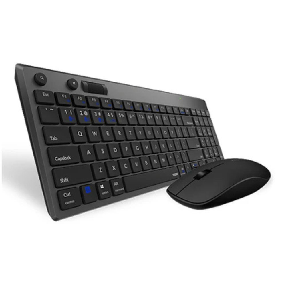 Rapoo Multi-Mode Wireless Keyboard & Mouse 8110M - Black