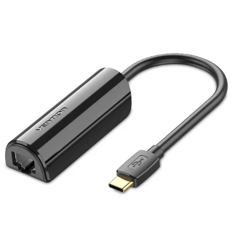 Vention USB-C to 100M Ethernet Adapter 0.15M Black  VEN CFABB