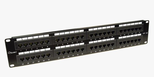Giganet Category 6A UTP 19'48 Port Patch Panel GN-C6A-UTP-PP-48