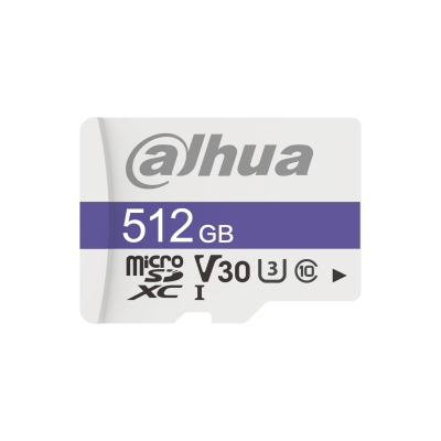 Dahua 512GB Class C10, U3, V30 MicroSD Card DHI-TF-C100/512Gb