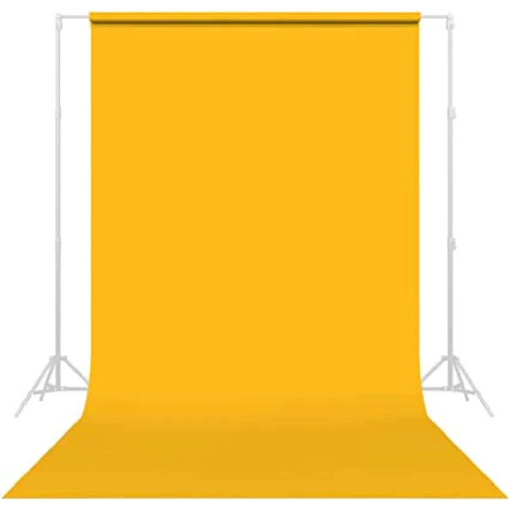 VISICO PAPER BACKDROP 1.35*10M YELLOW