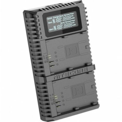 NITECORE UCN 2 PRO Dual Slot Charger for Canon LP-E6N