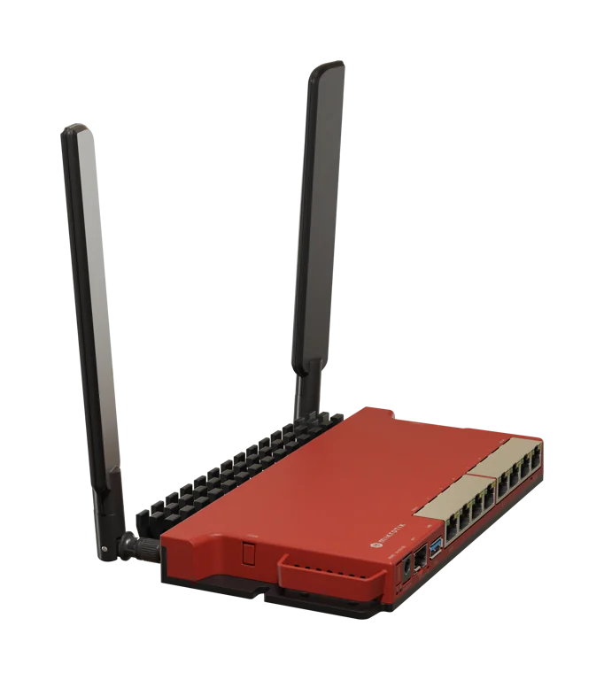 MikroTik L009UiGS-2HaxD-IN Wireless Router Gigabit Ethernet Single-Band 2.4GHz Red