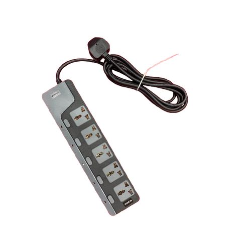 Lightwave Extension Socket- 3 Metres 5WAY 2500w LW EXT 755