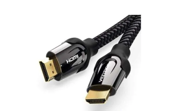 Vention Nylon Braided HDMI Cable 3M Black Metal Type-VAA-B05-B300