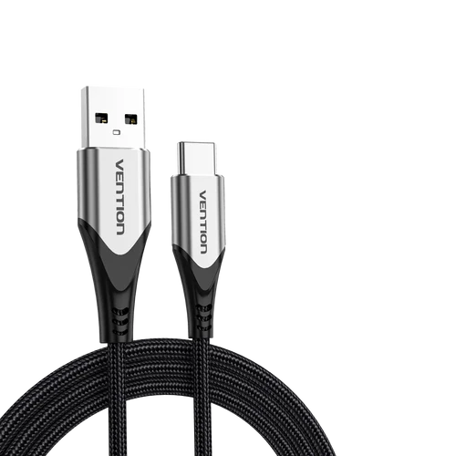 Ven CODHF Cotton Braided USB 2.0 A Male to C Male 3A Cable 1M VEN CODHF