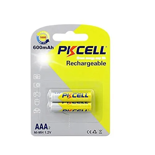 PKCELL AA Rechargeable Batteries Pack of 2