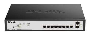 D-Link 8 Port PoE Gigabit Smart Managed Switch – DGS-F1100-10PS-E/B