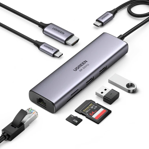 UGREEN CM512 7 -In -1 Docking Station 100W PD port Converter 60515