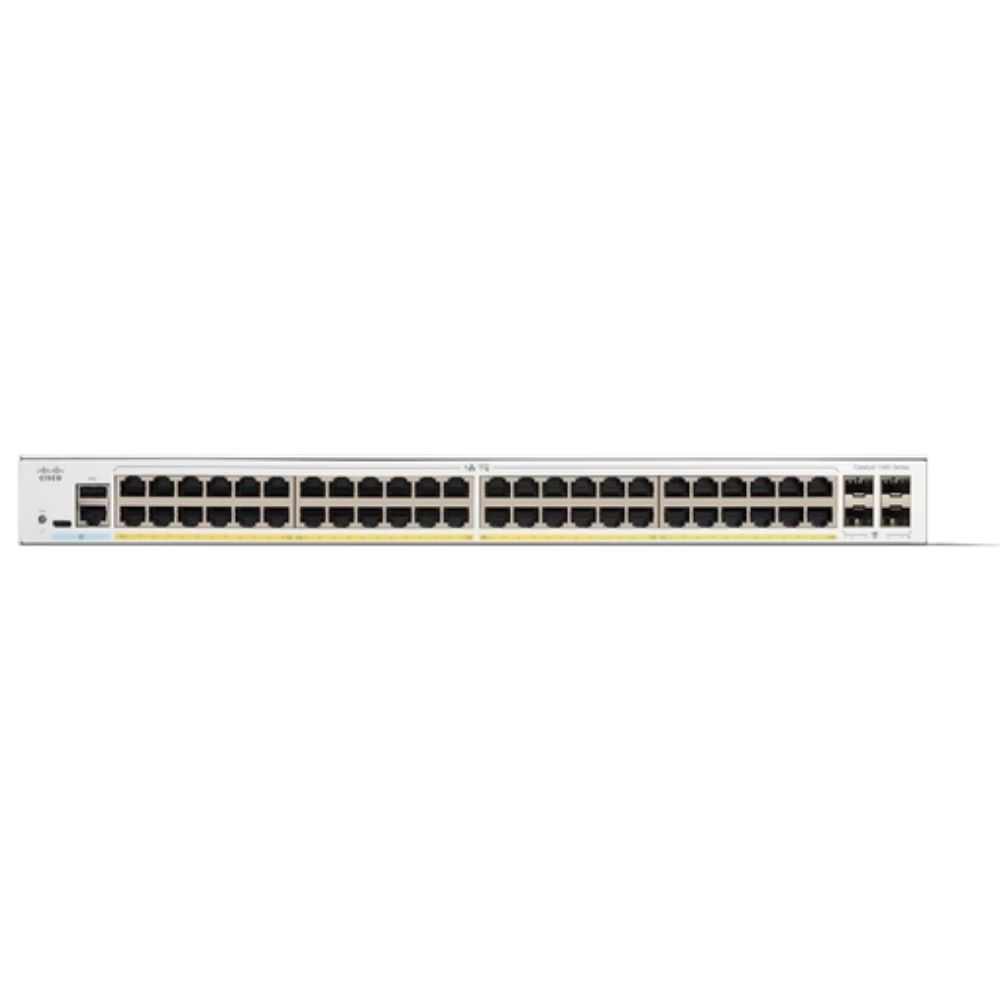 Cisco Catalyst C1300-48P-4G Managed 48-Port PoE Gigabit Switch