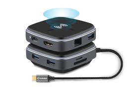 Infobit USB Type‑C Hub USB‑C to HDMI, RJ45, USB 3.0 with PD