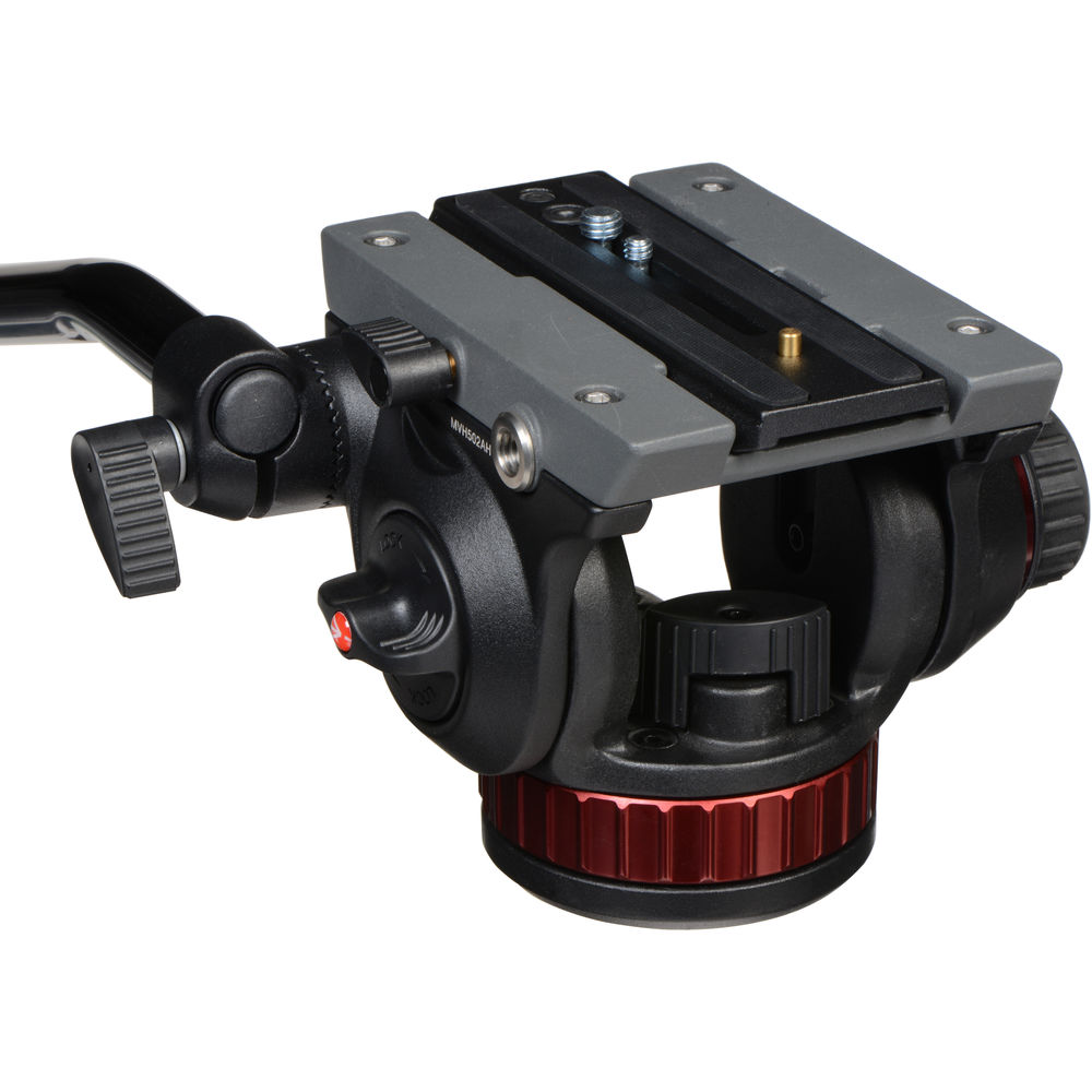 Manfrotto MVH502AH Pro Video Head Flat Base Tripod