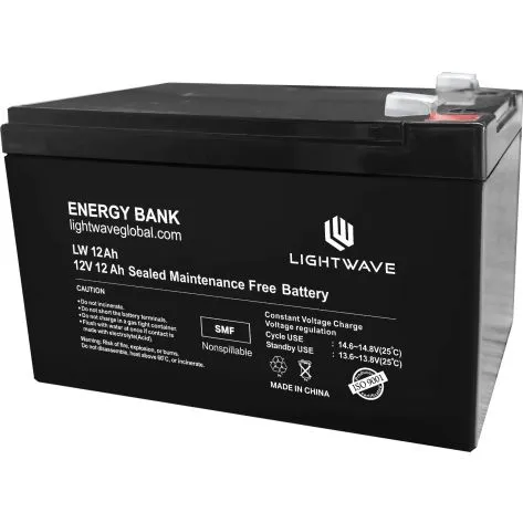 Lightwave 12V/12AH Ups battery LW 12AH