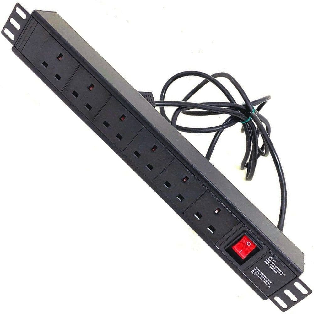 Power Distribution Units 6way 19″ 1U (Easenet)