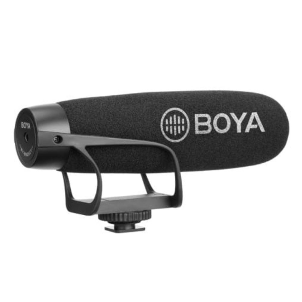 BOYA BY-BM2021 CAMERA-MOUNT SUPERCARDIOID SHOTGUN MICROPHONE