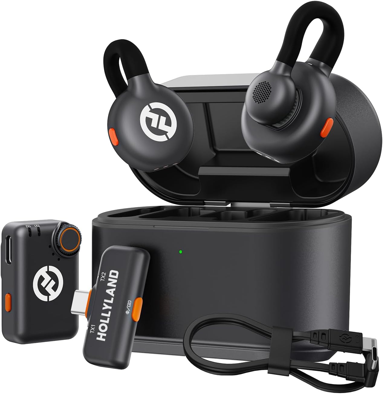 Hollyland LARK M2S Combo 2-Person Wireless Microphone System-HLARKM2SCOMB