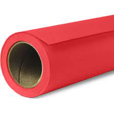 VISICO PAPER BACKDROP 1.35*10M RED
