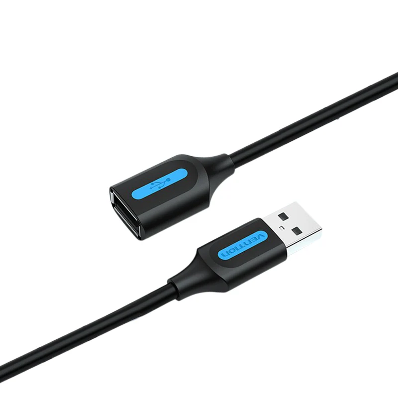 Vention USB 2.0 A Male to A Female Extension Cable 5M Black-VEN CBIBJ
