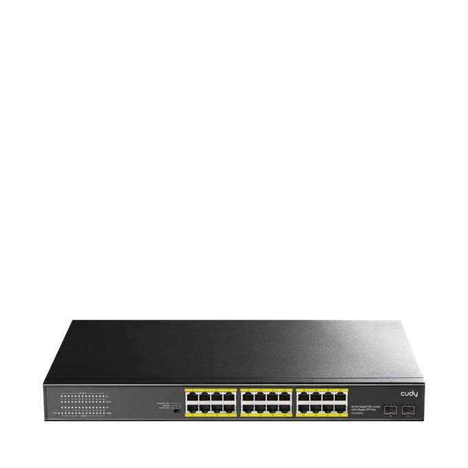 CUDY 24-PORT GIGABIT PoE(300watts) + Switch CUDY GS1028PS2