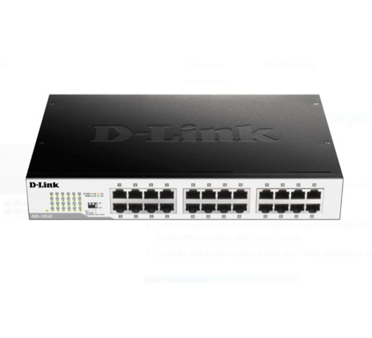 D-Link DGS-1024D/B 24-Port Unmanaged Gigabit Switch