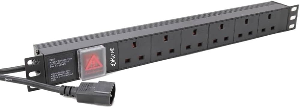 Power Distribution Units 6way 19″ 1U (Easenet)