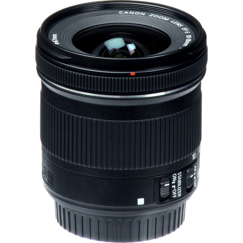 CANON EF-S 10-18MM F/4.5-5.6 IS STM LENS