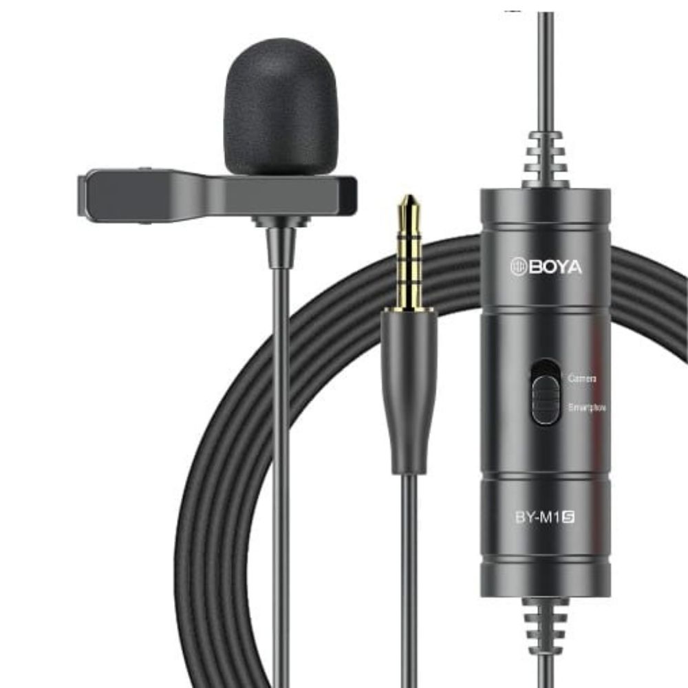 BOYA BY-M1S OMNIDIRECTIONAL LAVALIER MICROPHONE