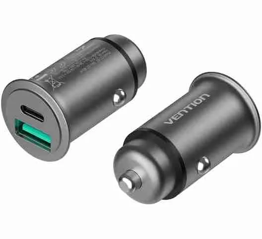 Vention Car Charger 25W Dual USB (PD3.0+QC3.0) VEN CC-63-H