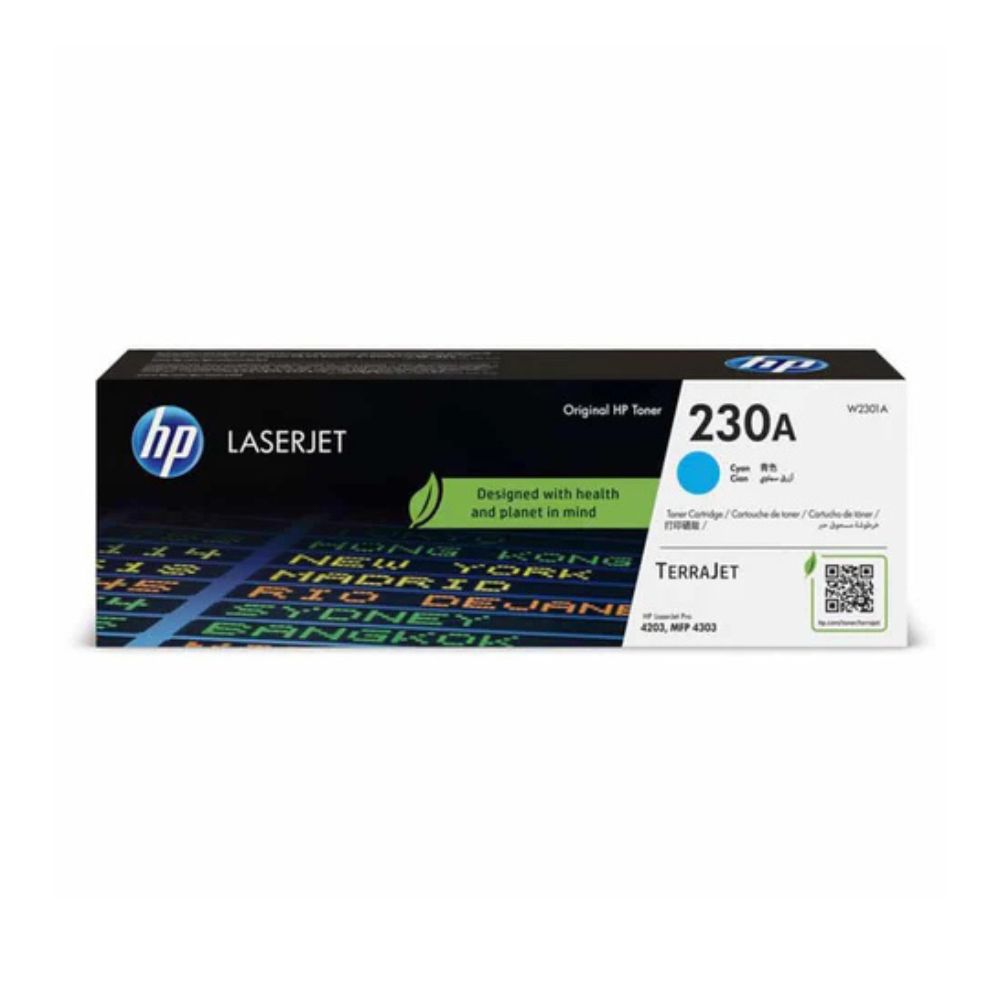 HP 230A Cyan Original LaserJet Toner Cartridge - W2301A