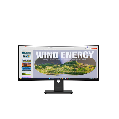 Lenovo ThinkVision T34WD-40 34"Ultrawide QHD Curved Monitor - 64AEGAT1UK