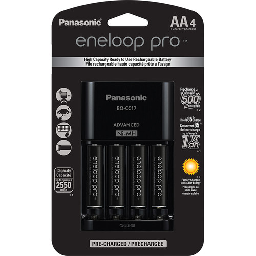 Panasonic Eneloop Rechargeable Batteries and Charger Kit