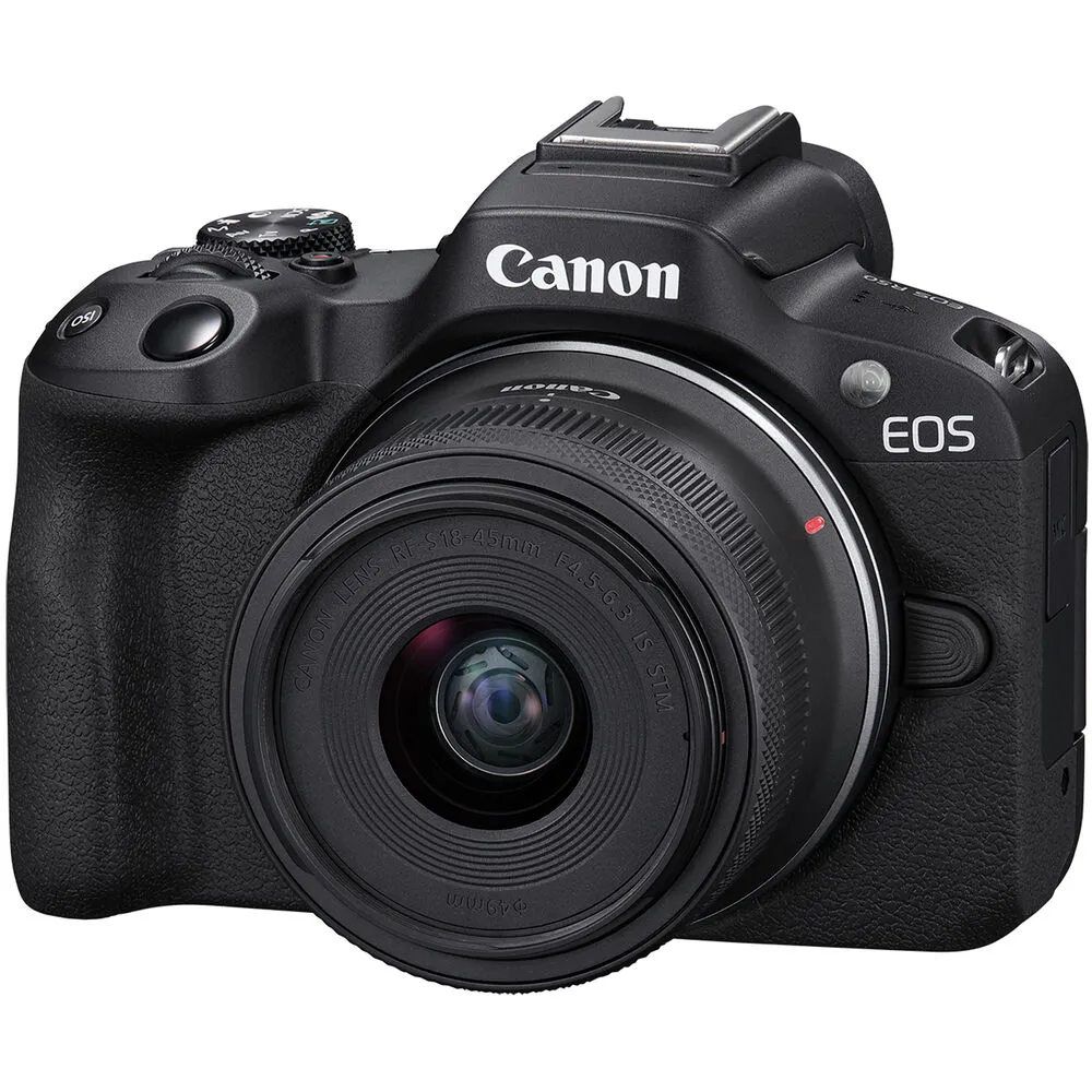 Canon EOS R50 Mirrorless Camera with RF-S 18-45mm Single Kit Lens