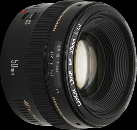 CANON EF 50MM F/1.4 USM LENS
