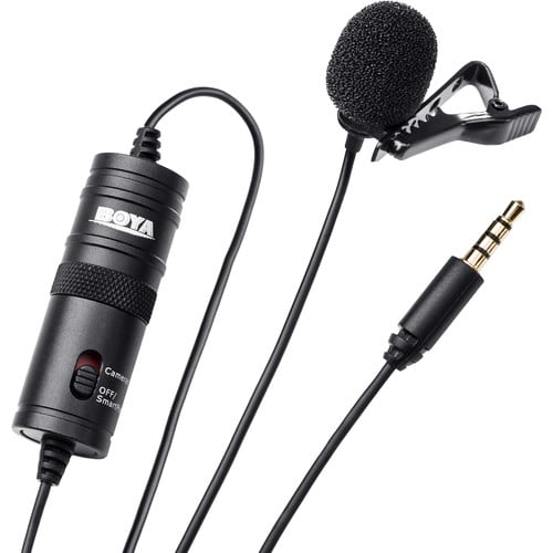 BOYA BY-M1 OMNIDIRECTIONAL LAVALIER MICROPHONE