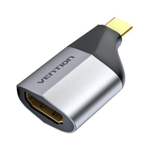 Vention Type C Male to HDMI Female Gray Aluminum Alloy  VEN TCAH0