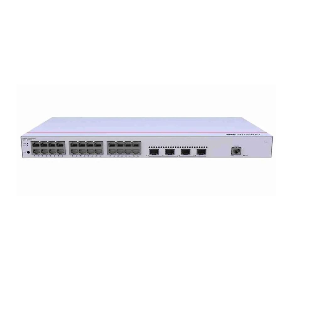Huawei L2+ (static router), 24*10/100/1000BASE-T ports, 4*GE SFP ports-S310-24P4S