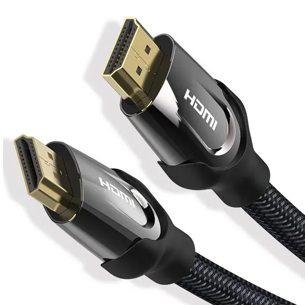 Vention Nylon Braided HDMI Cable 1M Black Metal Type-VAA-B05-B100