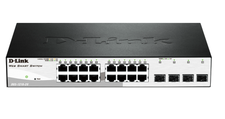 D-Link DGS-1210-20 16-Port Gigabit Smart Managed Switch with 4 SFP Ports