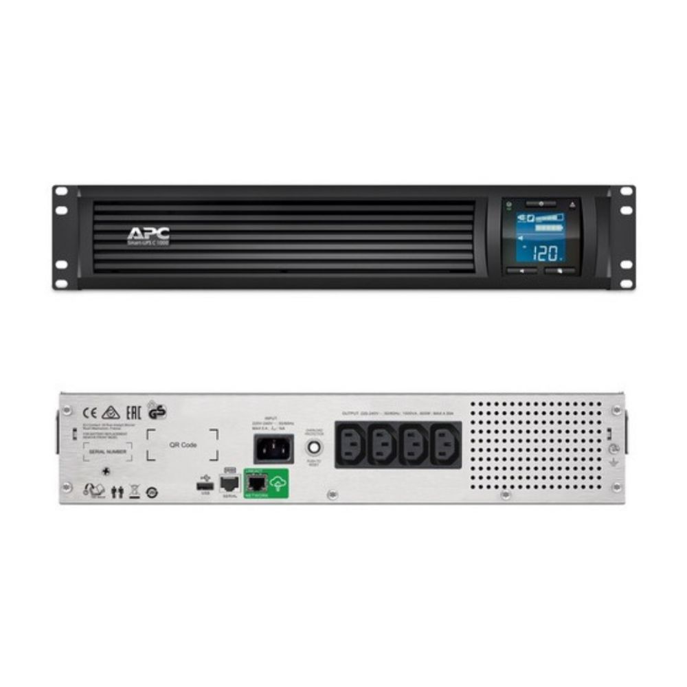 APC Smart-UPS 1500VA Rack Mount 2U LCD 230V SmartConnect-SMC1500I-2UC