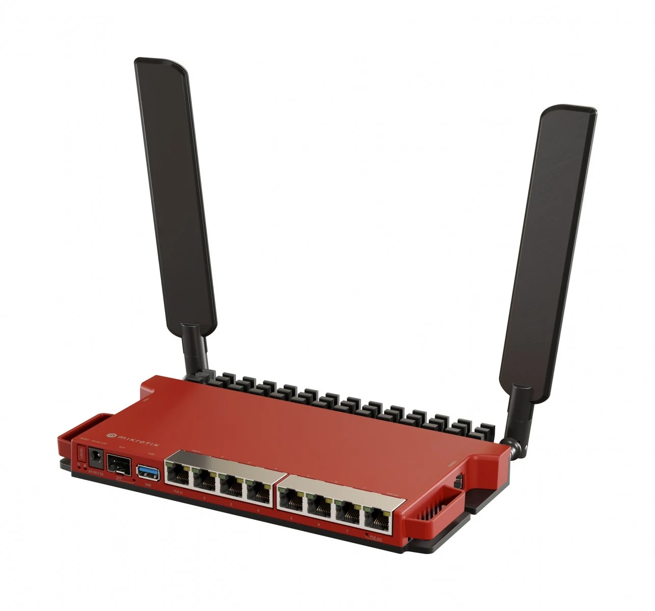 MikroTik L009UiGS-2HaxD-IN Wireless Router Gigabit Ethernet Single-Band 2.4GHz Red