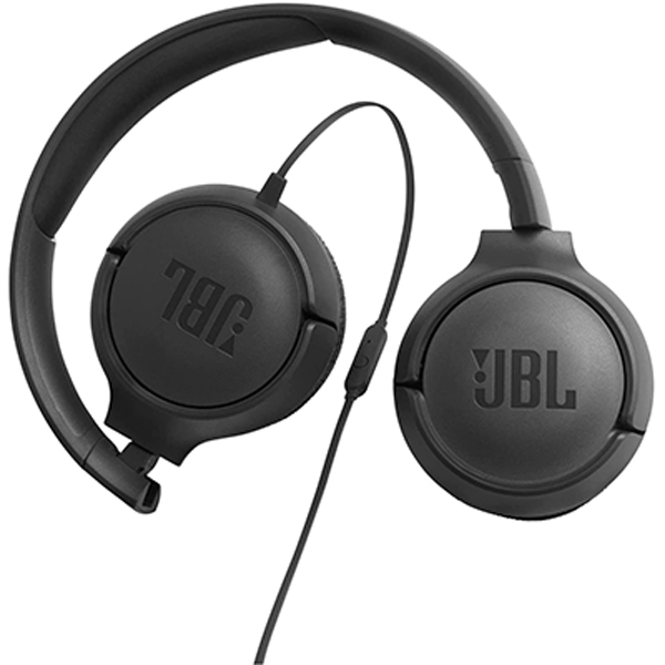 JBL Tune 500 wired  headphones Black-JBLT500BLK